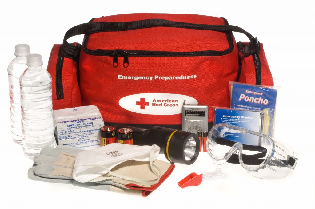 Emergency Preparedness "ready to go" kit.